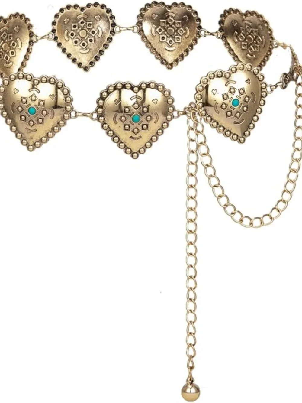 Western Metal Concho Waist Chain for Women | Cowgirl Adjustable